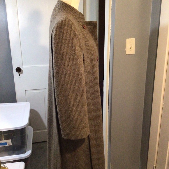 VINTAGE Marled Stripe Wool Coat EUC - Picture 2 of 10